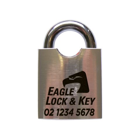 PADLOCK '500 Series' 55mm (BOX OF 10) - Laser Engraved