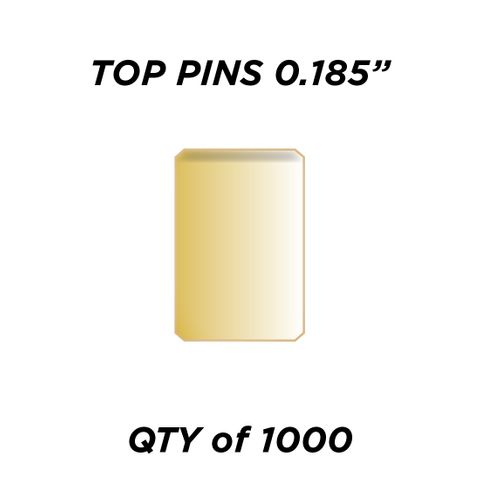 TOP PIN * GOLD* (0.185") - QTY of 1000