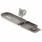 80mm HASP & STAPLE - Jointed Pat. - *Stainless Steel* - CARDED