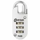 25mm COMBI. PADLOCK - 3 Digit - CARDED (No. 71)