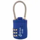 'Wire'  30mm COMBI. PADLOCK - 3 Digit - CARDED (No. 73)