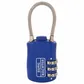 'Wire'  30mm COMBI. PADLOCK - 3 Digit - CARDED (No. 73)