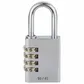 'Chromo' 40mm COMBI. PADLOCK - 4 Digit - CARDED