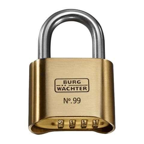 'Commercial' 50mm COMBI. PADLOCK - 4 Digit - CARDED
