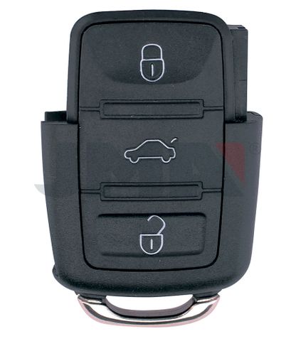 KEY SHELL - 3 Button (Remote Shell) - Suits VOLKSWAGEN