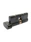 LOCK CYLINDER - (9555-2) SINGLE EURO FIXED 6-Pin * Matte Black *(KD)