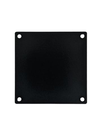 S/Steel BLANK PLATE - 75 x 75mm *Black*