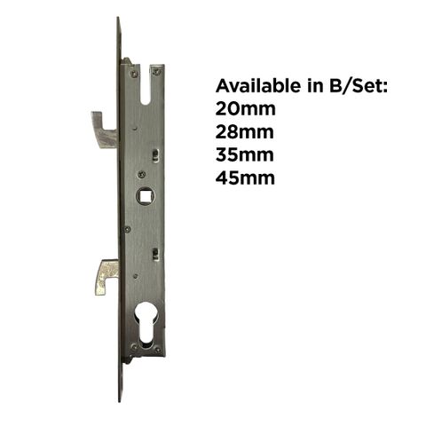 'E-Series' Euro (Smart) MORTICE LOCK (Sliding Door)