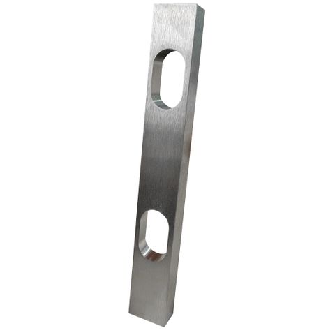 Narrow Stile -  Sq. End - EXT PLATE - DUAL ENTRY