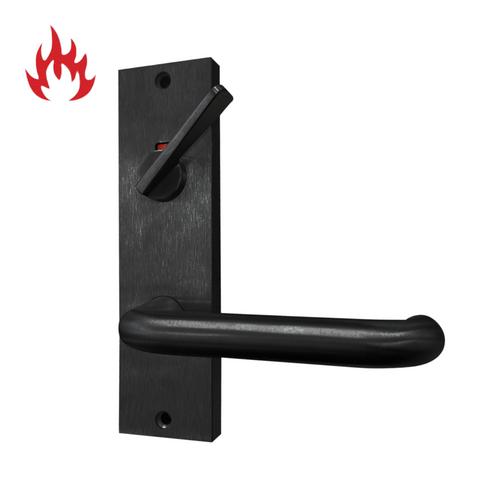 'Square End' - INT PLATE - INDICATING DA TURN SNIB & LEVER - *Matte BLACK*