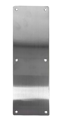 S/Steel (PLAIN) PUSH PLATE (300mm x 100mm)