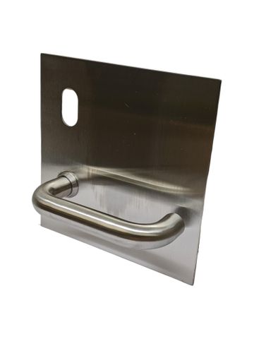 162 SERIES SQ. EXTERNAL PLATE - CYL HOLE & LEVER - LEFT