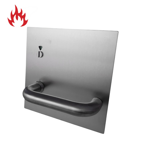 Square' (162 SERIES) EXTERNAL - Ind. Emerg Turn & Lever (LEFT)