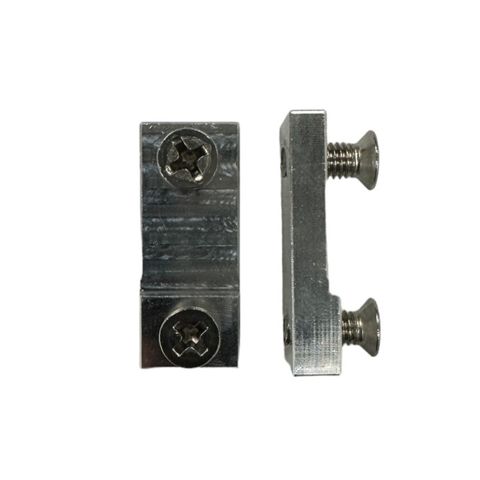 'E-Series' Spare FIXING TAB SET (M5 w/ Sml. Dia. Head)   Inc. 2 x Fixing Tabs & 4x Mount. Screws