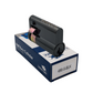 LOCK CYLINDER - (9555-5) HALF EURO FIXED- 6-Pin * Matte Black * (KA)