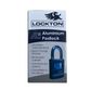 500 Series'  40mm (KD)PADLOCK 'AL13' *BLUE* - S/STEEL SHKL.