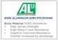 500 Series'  40mm (ALB) PADLOCK 'AL13' *GREEN* - S/STEEL SHKL.