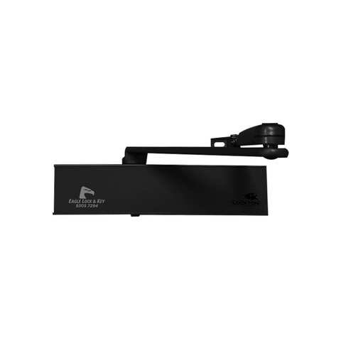 DOOR CLOSER '160 Series' - Rack & Pinion *MATTE BLACK* (QTY OF 6) - Laser Engraved