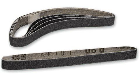 '180 Grit' Sil. Carbide SANDING BELTS - Pkt of 5