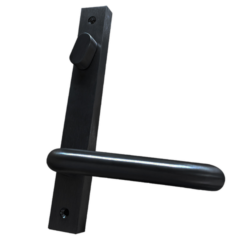 Narrow Stile -  Sq. End - INT PLATE - SNIB & LEVER - *Matte BLACK*