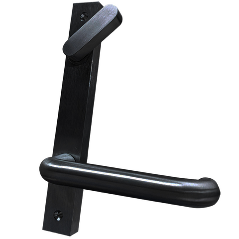 Narrow Stile -  Sq. End - INT PLATE - DA SNIB & LEVER - *Matte BLACK*