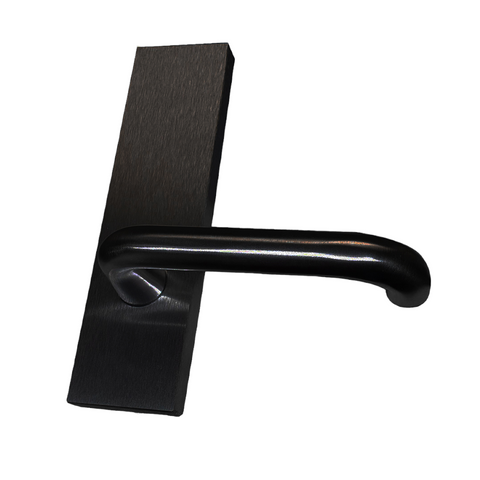 'Square End' - EXT PLATE - LEVER ONLY - *Matte BLACK*