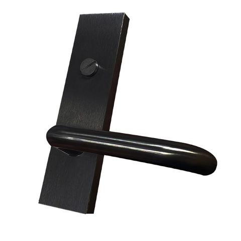 'Square End' - EXT PLATE - EMERGENCY TURN & LEVER - *Matte BLACK*