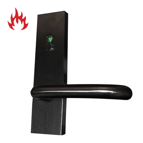 'Square End' - EXT PLATE - EMERGENCY TURN, INDICATOR & LEVER - *Matte BLACK*