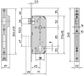 Euro Cyl. MORTICE LOCK (45mm B/Set) - Double-Throw