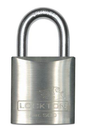 '500 Series' 50mm PADLOCK - S/STEEL SHKL. (KA)