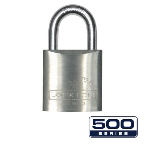 '500-SERIES&trade;' 50mm (KA) PADLOCK - S/STEEL SHKL.