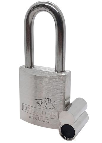500 Series (LS) 50mm (ALB)PADLOCK - 50mm S/STEEL LONG SHKL.
