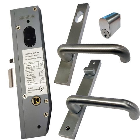 30mm Mortice Lock KIT2 (ENTRANCE) - Inc. Lock, Furniture & Cylinder