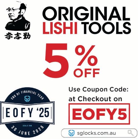 ' ORIGINAL LISHI' - 5% discount on all LISHI Items (Valid till 30 JUNE 2025)