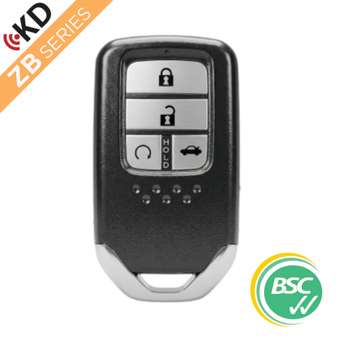 'ZB Series' SMART KEY - HONDA- 4 Button (Push Start)