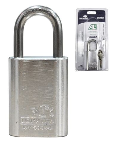 500 Series'  40mm (KD) PADLOCK HANG PACK 'AL13' *SILVER* - S/STEEL SHKL.