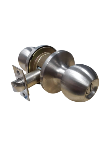 3000 Series' Tiebolt KNOBSET - PRIVACY (75mm Rose / 60-70mm BSet) *Satin Stainless Steel*