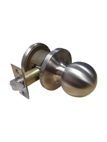 '3000 Series' Tiebolt KNOBSET - LATCHING HALF SET (75mm Rose / 60-70mm BSet) *Satin Stainless Steel*