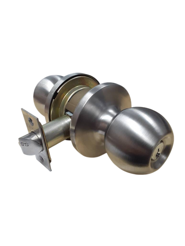 3000 Series' Tiebolt KNOBSET - STOREROOM (75mm Rose / 60-70mm BSet) *Satin Stainless Steel*
