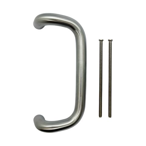 Offset Fixed “D” HANDLE (WIDE) – suits 60mm Wide Furniture with Visible Fix (SQ-04V-SCP, SQ-05V-SCP, RND-04V-SCP)