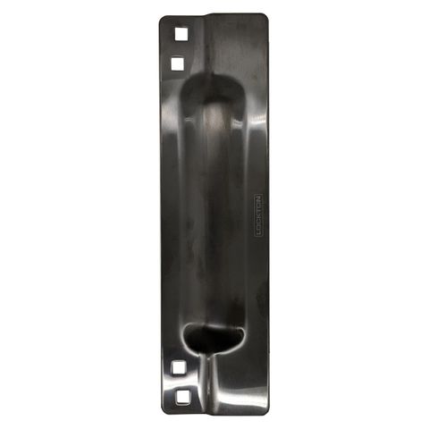 STRIKE SHIELD (Blocker Plate) to suit 60mm Mortice & 127mm B/Set Locksets (VISIBLE Fix) *Matte Black*