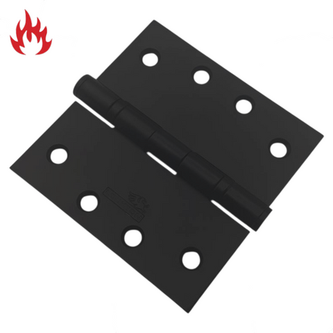 'Ball Bearing' DOOR HINGE 100x100mm (2.5mm) *304 S/Steel* - MATTE BLACK
