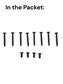 'Fixed Pin' DOOR HINGE 100x 75mm (2.5mm) *304 S/Steel* - MATTE BLACK