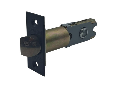 '3000/6000 Series' Spare Tiebolt PASSAGE LATCH (60/70mm Adjt. Backset) *Matte Black*
