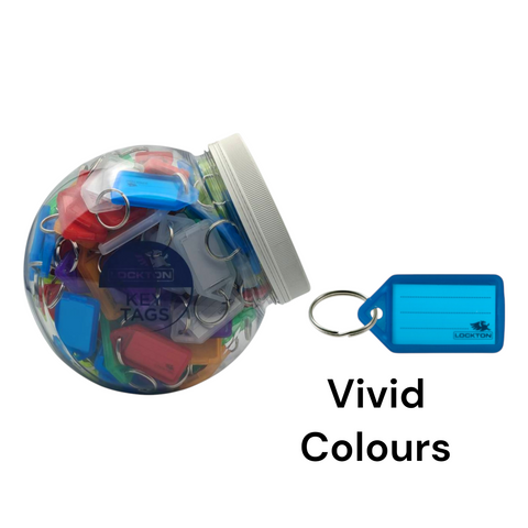 'Jar' KEY TAGS - VIVID Colours - 175 Tags