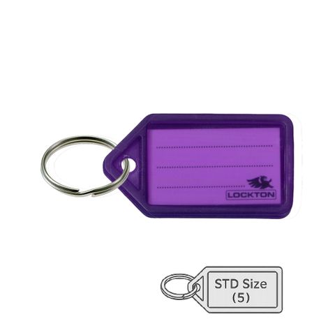KEY TAGS (VIVID) *Purple* - Pkt of 20