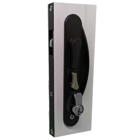 'Sliding' SECURITY SCREEN DOOR LOCK *Black*