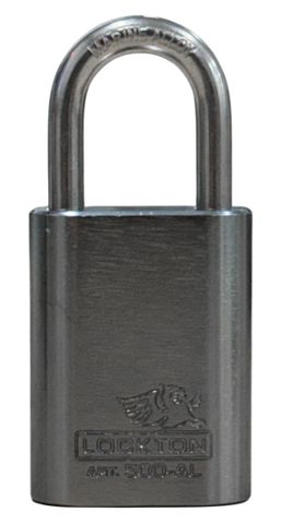 500 Series'  40mm (KD) PADLOCK 'AL13' *GUN METAL* - S/STEEL SHKL.