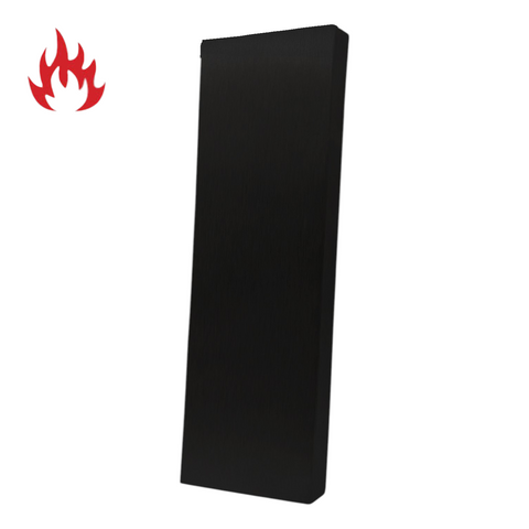 'Wide'  (SQ. END) EXTERNAL - Plain Plate *BLACK*
