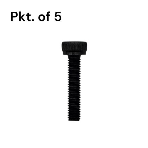 'E-Series' Spare SCREW for Battery Cover (Pkt of 5) *Black* - Suits Art. ELEV64-XX (Suits SIL & BLK Models) -